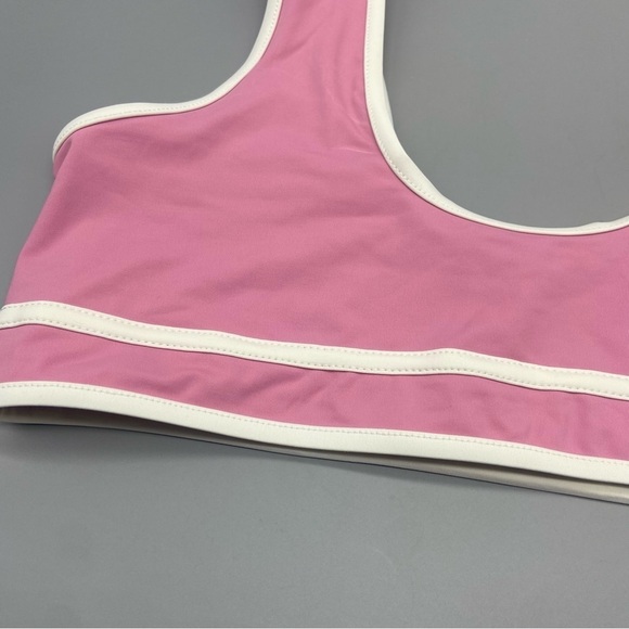 NEW! Stone fox swim x free people dahlia bikini top pink nwt 1794 - Picture 6 of 11